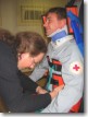 Ausbildung - Anlegen eines Rettungskorsett (11.10.2005)