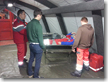 Ausbildung - Aufbau des T1/2 Zelt der Sanitätsgruppe (14.04.2014)