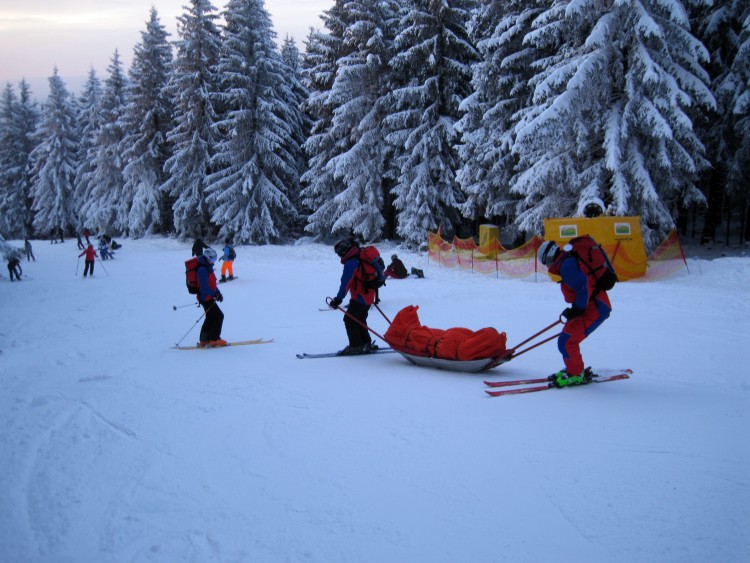 Winterrettungslehrgang der Bergwacht Harz 2013