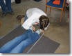 Ausbildung mit Schaufeltrage und Vakuummatratze  (03.05.2004)