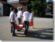 JRK-Ausbildung - Transport Möglichkeiten von Verletzten (30.05.2011)