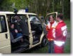 Sanitätsdienst beim Crosslauf Ringerhalde (05.05.2004)