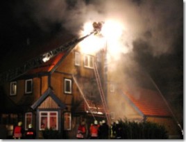 Gebäudefeuer in Clausthal (21.01.2007)
